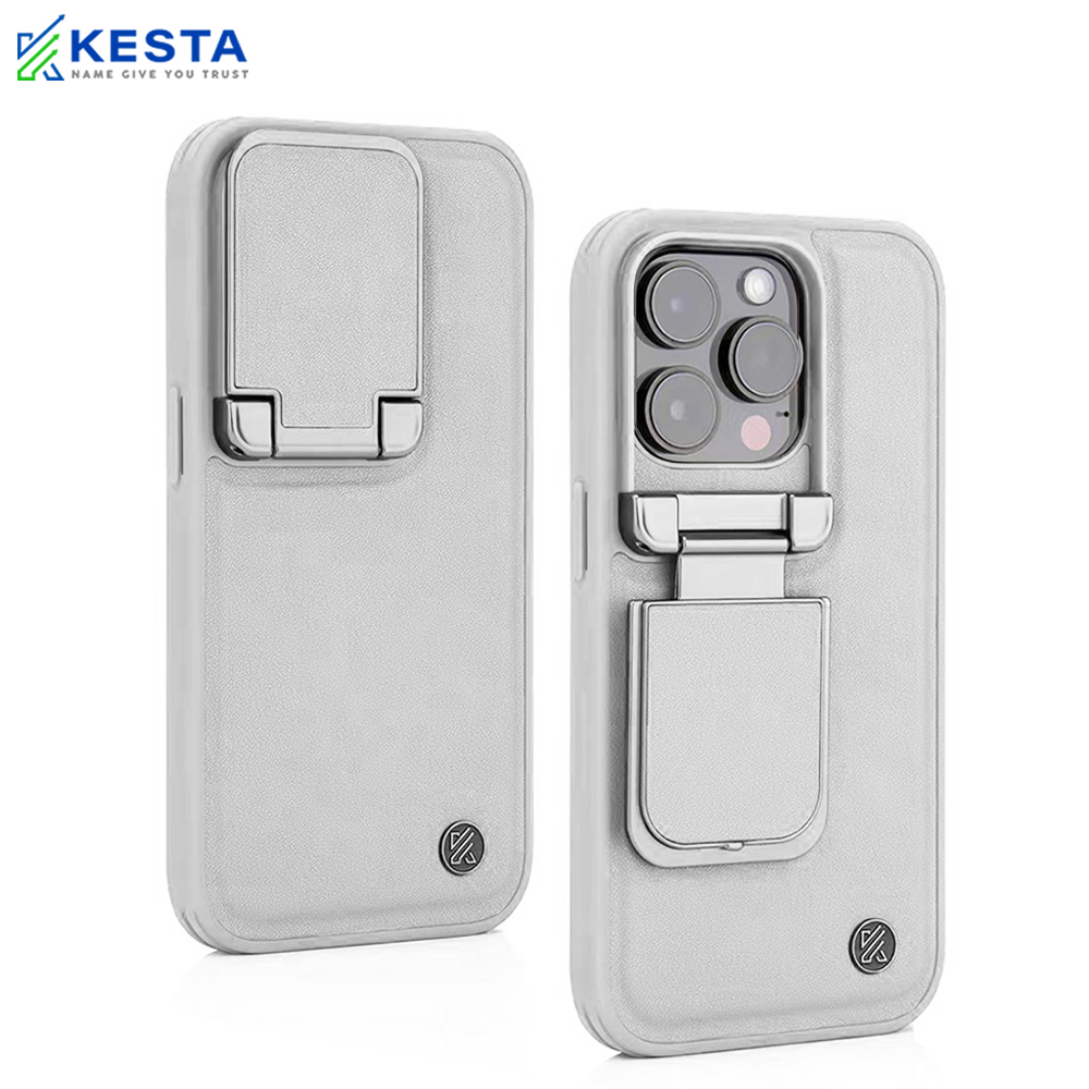 iPhone 16 Pro Max Cover - Elegant Titanium Leather Case (Eco-Friendly & Durable)